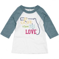Toddler 3/4 Sleeve Raglan Tee