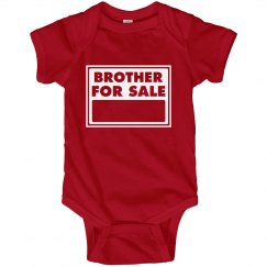 BROTHER FOR SALE ONESIE