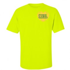 Unisex Ultra Cotton Safety Neon Crewneck Tee
