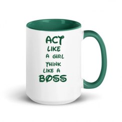 15oz Ceramic Mug with Color Inside