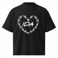 Unisex Organic Oversized High Neck T-Shirt