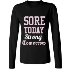 Ladies Relaxed Fit Basic Long Sleeve Tee