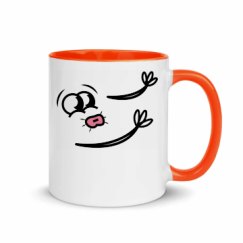 11oz Ceramic Mug with Color Inside