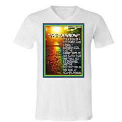 Unisex V-Neck Jersey Tee