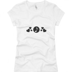 Ladies Slim Fit Basic Promo Jersey Tee