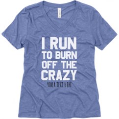 Ladies Relaxed Fit Super Soft Triblend V-Neck Tee