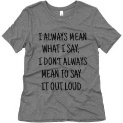 Ladies Relaxed Fit Super Soft Triblend Tee