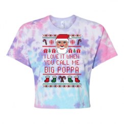 Women's Tie Dye Crop Top Tee