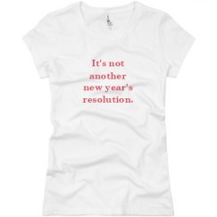 Ladies Slim Fit Basic Promo Jersey Tee