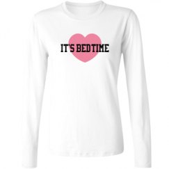 Ladies Relaxed Fit Basic Long Sleeve Tee