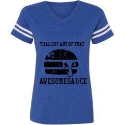 Ladies Relaxed Fit Vintage Sports Tee