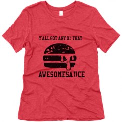 Ladies Relaxed Fit Super Soft Triblend Tee