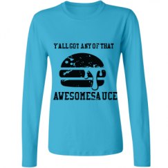 Ladies Relaxed Fit Basic Long Sleeve Tee