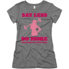 Ladies Slim Fit Super Soft Triblend Tee
