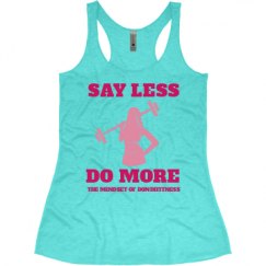 Ladies Slim Fit Super Soft Racerback Triblend Tank