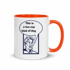 11oz Ceramic Mug with Color Inside