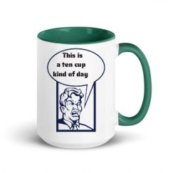 15oz Ceramic Mug with Color Inside