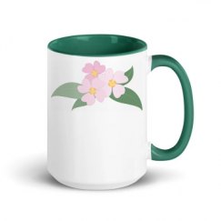 15oz Ceramic Mug with Color Inside