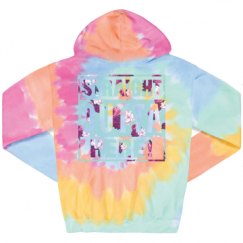 Unisex Tie-Dye Fleece Hoodie