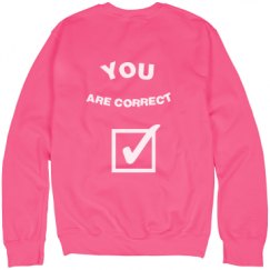 Unisex Neon Crewneck Sweatshirt