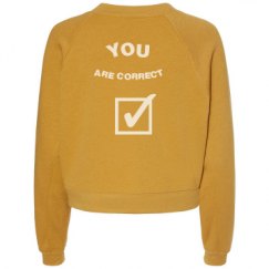 Women's Raglan Pullover Fleece