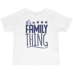A Family thing tee (toddler)-navy