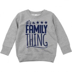 Toddler Crewneck Basic Promo Sweatshirt