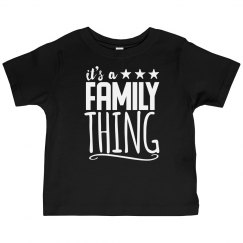 A Family thing tee (toddler)-blk/wht