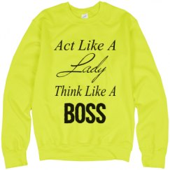 Unisex Neon Crewneck Sweatshirt