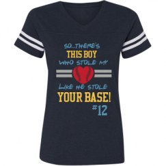 Ladies Relaxed Fit Vintage Sports Tee