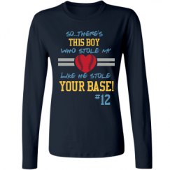 Ladies Relaxed Fit Basic Long Sleeve Tee