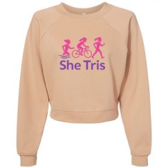 Women's Raglan Pullover Fleece