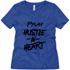 Ladies Relaxed Fit V-Neck Tee