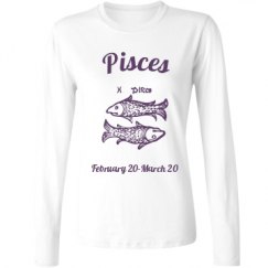 Ladies Relaxed Fit Basic Long Sleeve Tee