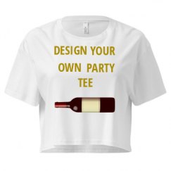 Ladies Festival Cali Crop Top Tee