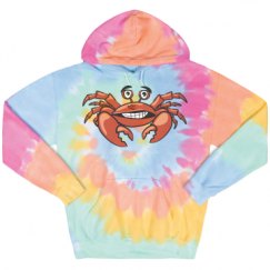 Unisex Tie-Dye Fleece Hoodie