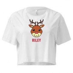 Ladies Festival Cali Crop Top Tee