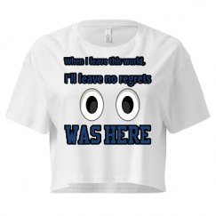 Ladies Festival Cali Crop Top Tee