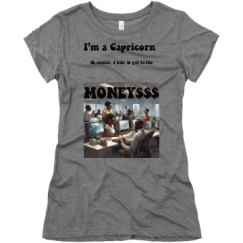 Ladies Slim Fit Super Soft Triblend Tee