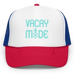Vacay Mode Neon Trucker Hat