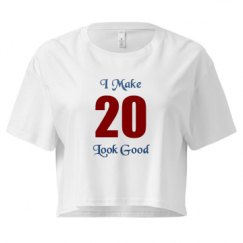 Ladies Festival Cali Crop Top Tee