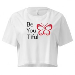 Ladies Festival Cali Crop Top Tee