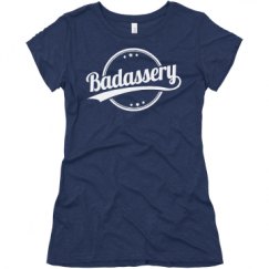 Ladies Slim Fit Super Soft Triblend Tee