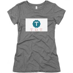 Ladies Slim Fit Super Soft Triblend Tee