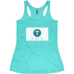 Ladies Slim Fit Super Soft Racerback Triblend Tank