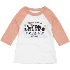 Toddler 3/4 Sleeve Raglan Tee