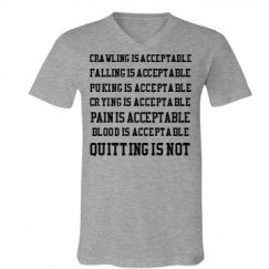 Unisex V-Neck Jersey Tee