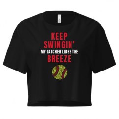 Ladies Festival Cali Crop Top Tee