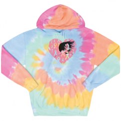 Unisex Tie-Dye Fleece Hoodie
