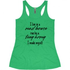 Ladies Slim Fit Super Soft Racerback Triblend Tank